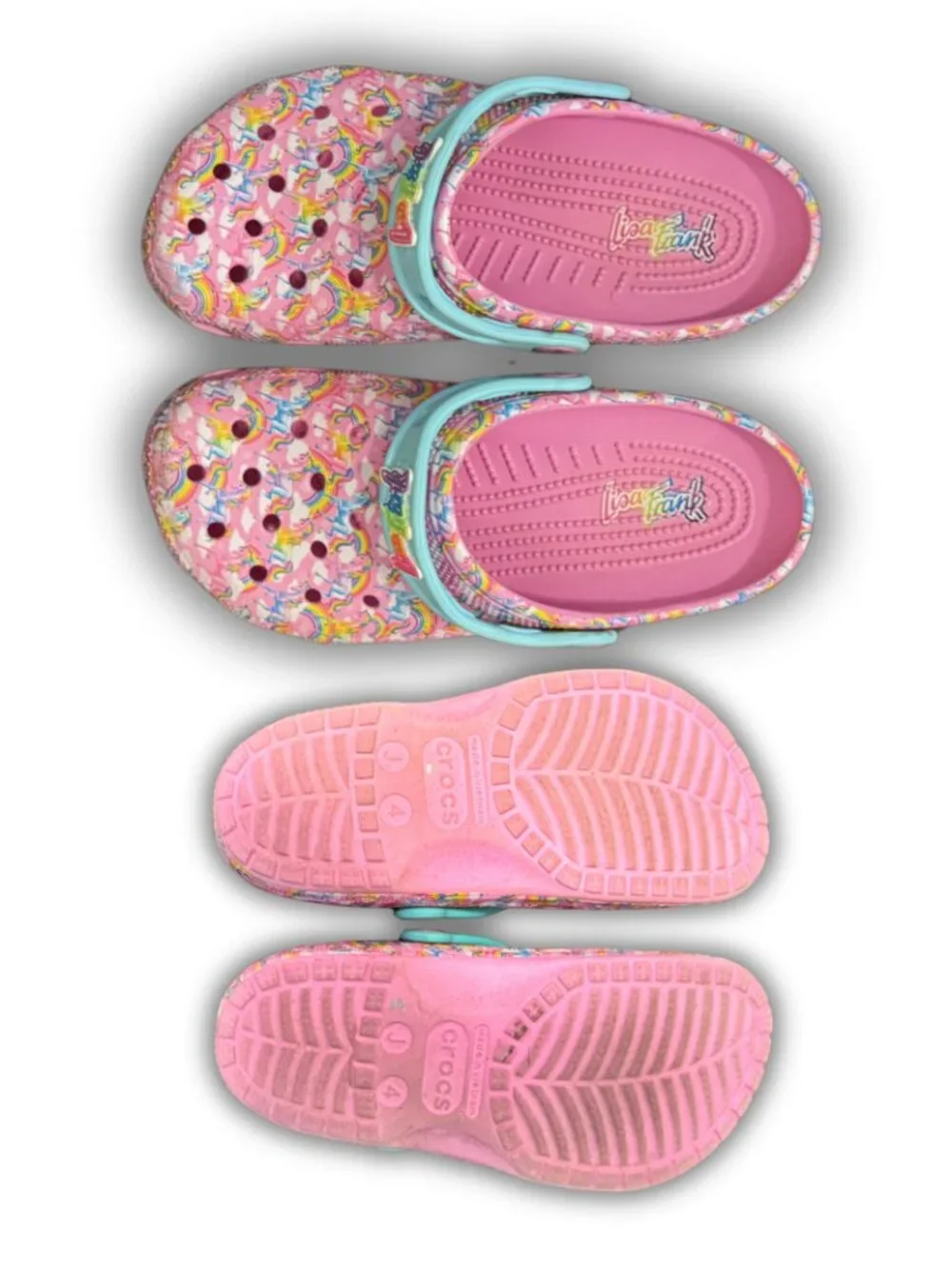 Lisa Frank x Crocs bright bold